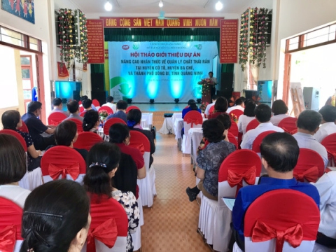 Hội thảo giới thiệu dự án: Nâng cao nhận thức về quản lý chất thải rắn